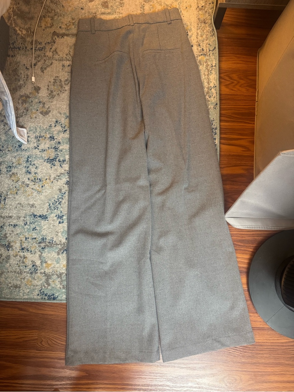 Abercrombie Sloane wide leg pants size XS in heather gray - Picture 4 of 4